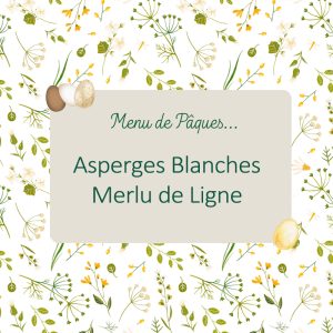 Le Menu de Pâques à emporter